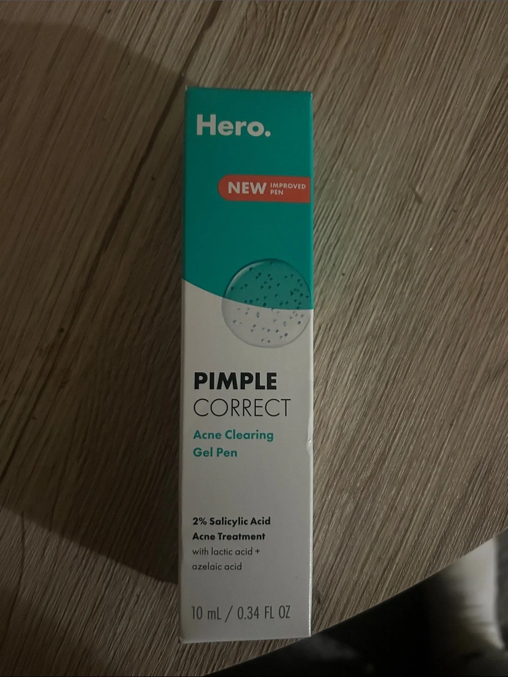 Hero Pimple Correct Acne Clearing Gel Pen - Teal/White